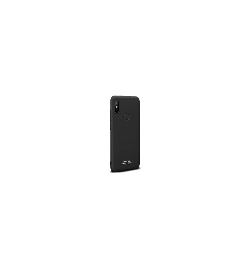 Cover Xiaomi Redmi Note 6 Pro Hemming Imak Med Aftagelig Ring - Sort