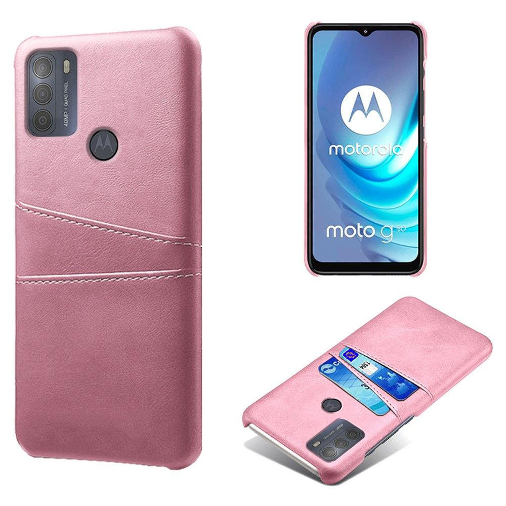 Cover Motorola Moto G50 Melody Læder Effekt Kortholder