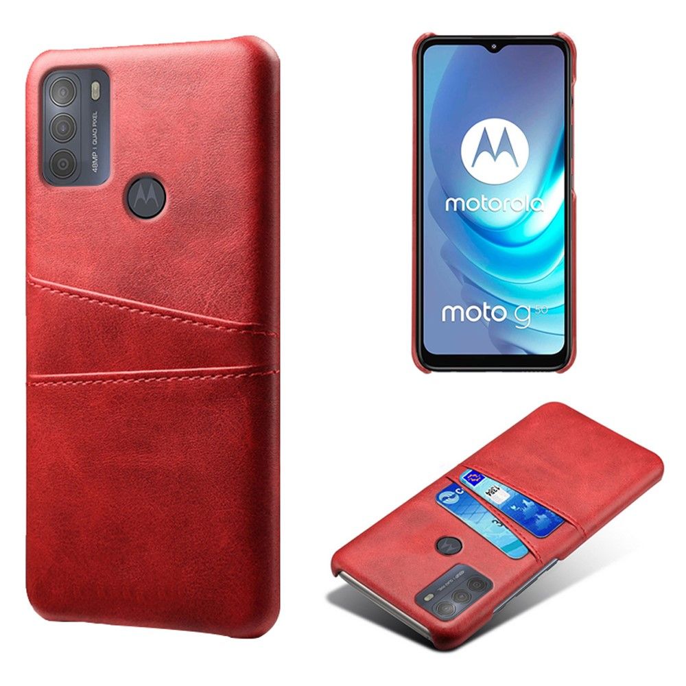 Cover Motorola Moto G50 Melody Læder Effekt Kortholder