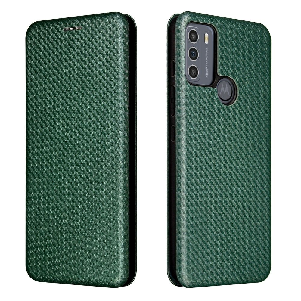 Flip Cover Motorola Moto G50 Carbon Fiber Style Kunstlæder