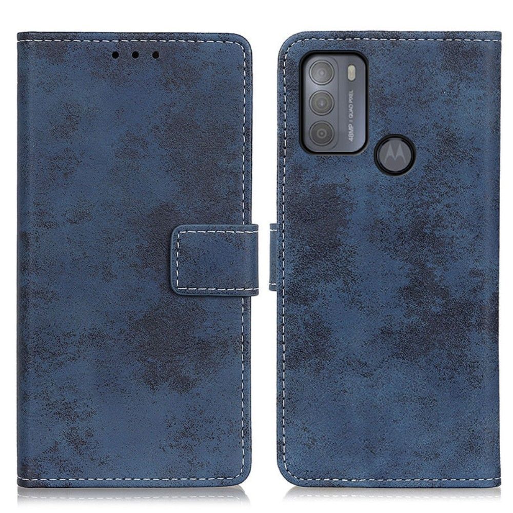 Flip Cover Motorola Moto G50 Hemming Cyrius Kunstlæder Vintage