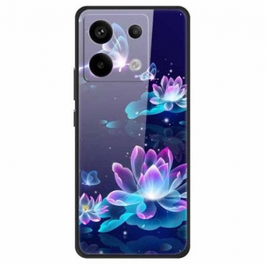 Cover Poco X6 5g Telefon Etui Lotus Hærdet Glas