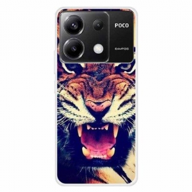 Cover Poco X6 5g Tigermønster