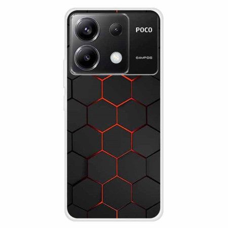 Cover Til Poco X6 5g Rød Honeycomb