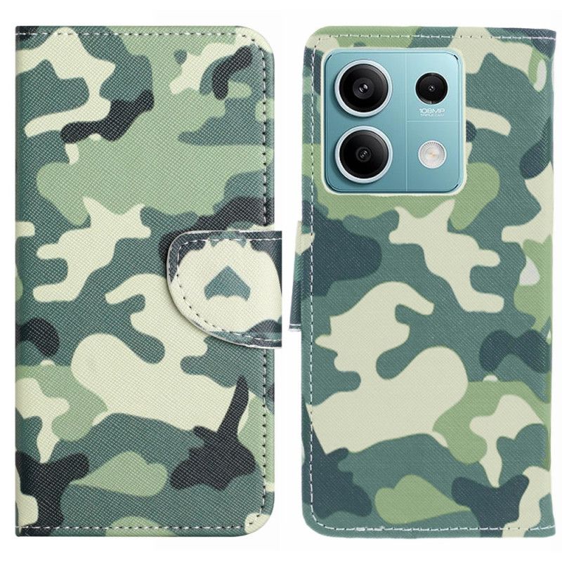 Flip Cover Poco X6 5g Camouflage