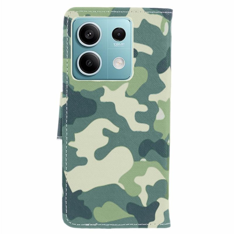 Flip Cover Poco X6 5g Camouflage