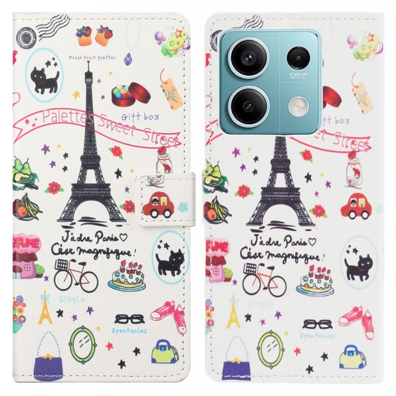 Flip Cover Poco X6 5g Jeg Elsker Paris