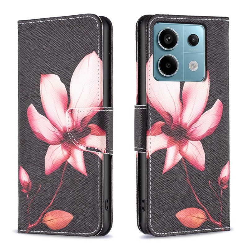 Flip Cover Poco X6 5g Lotus