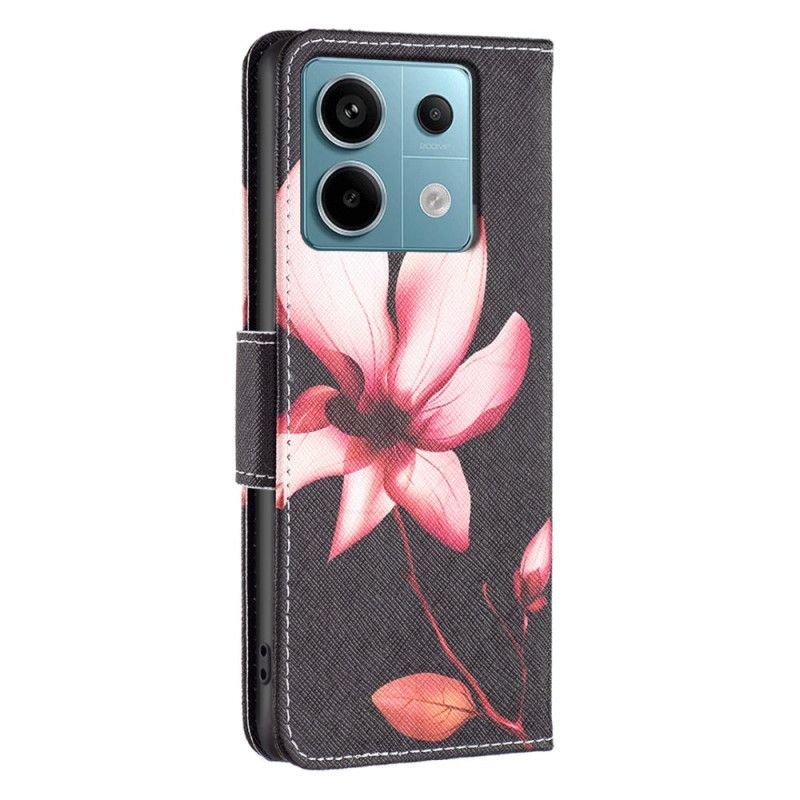 Flip Cover Poco X6 5g Lotus