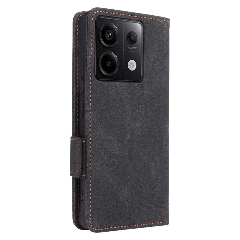 Flip Cover Til Poco X6 5g Retro Design