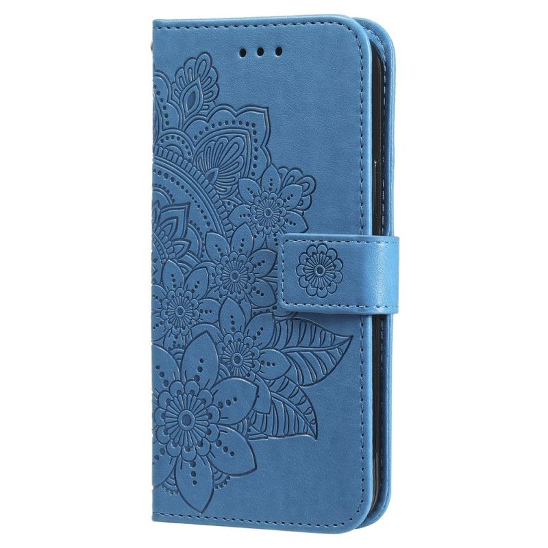 Læder Cover Poco X6 5g Telefon Etui Mandala Med Snor