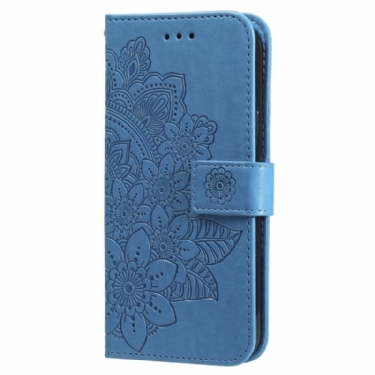 Læder Cover Poco X6 5g Telefon Etui Mandala Med Snor