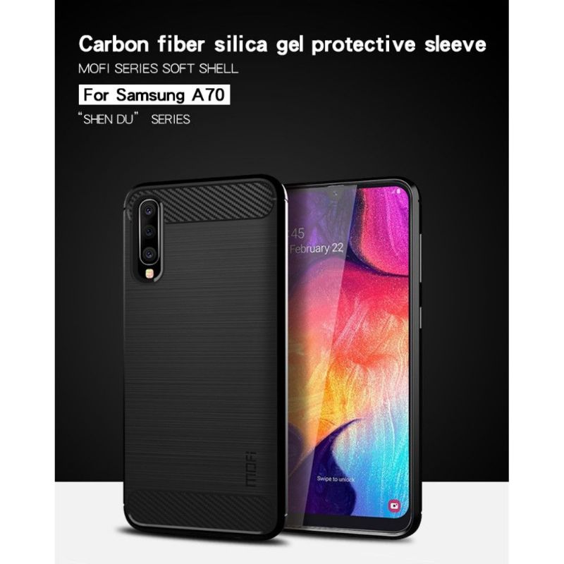 Cover Samsung Galaxy A70 Anti-fald Børstet Mofi