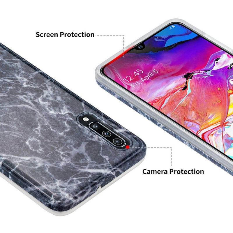 Cover Samsung Galaxy A70 Anti-fald Marmor