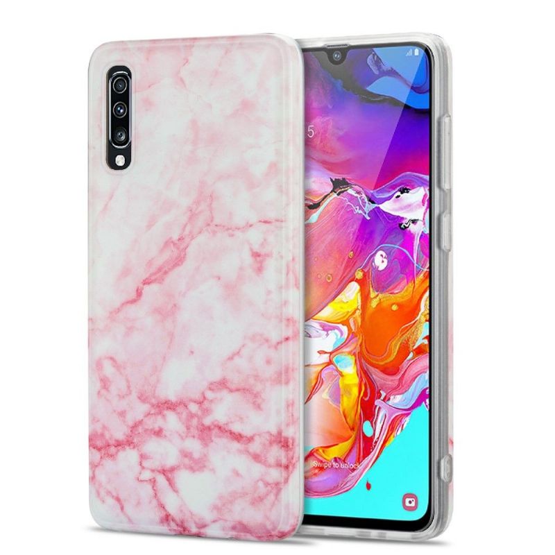 Cover Samsung Galaxy A70 Anti-fald Marmor