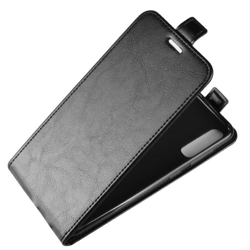 Etui Samsung Galaxy A70 Flip Cover Lodret Kunstlæder