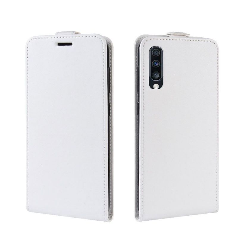 Etui Samsung Galaxy A70 Flip Cover Lodret Kunstlæder