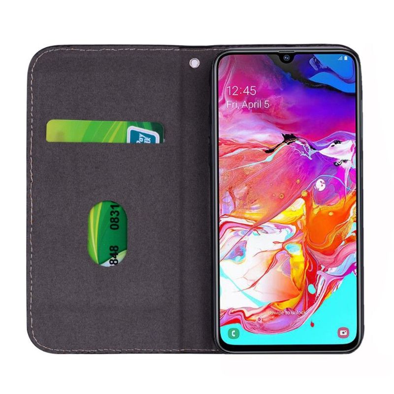 Etui Samsung Galaxy A70 Luksus Croc Effekt