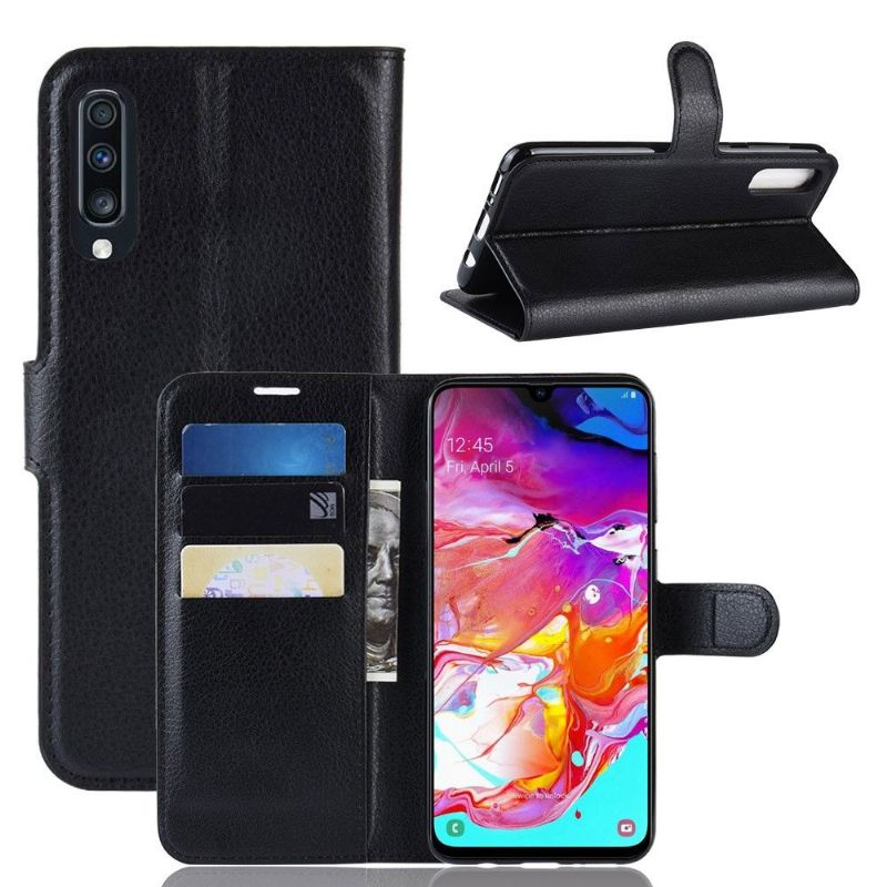 Etui Samsung Galaxy A70 Stil Læder Kortholder