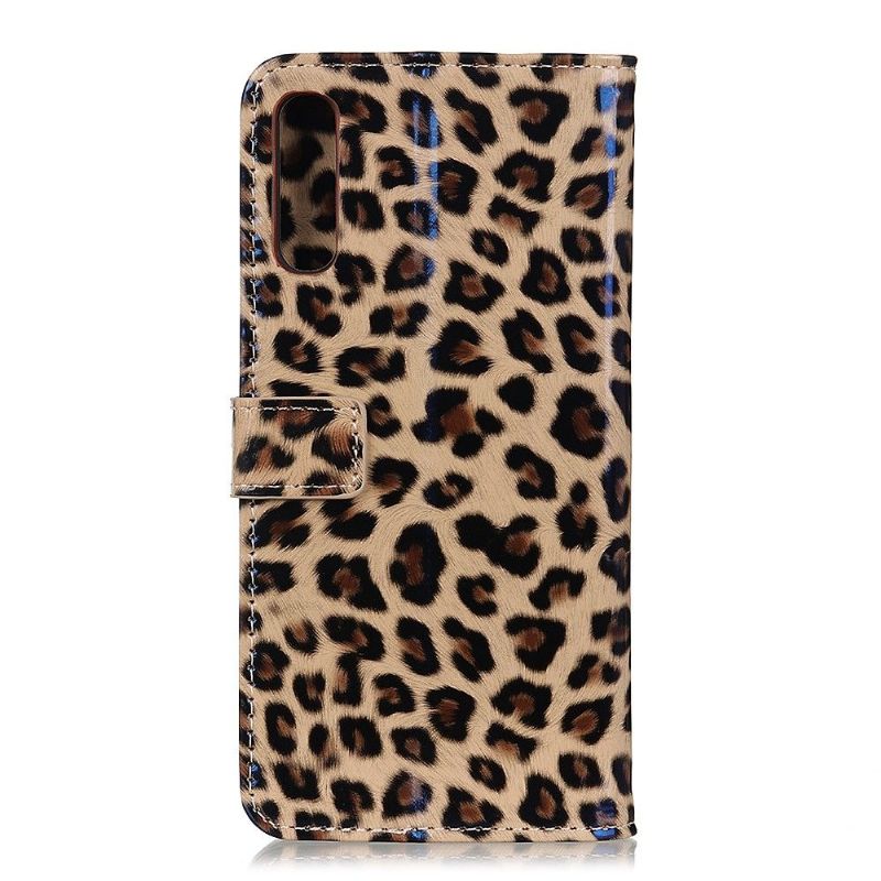 Flip Cover Samsung Galaxy A70 Leopardmønster