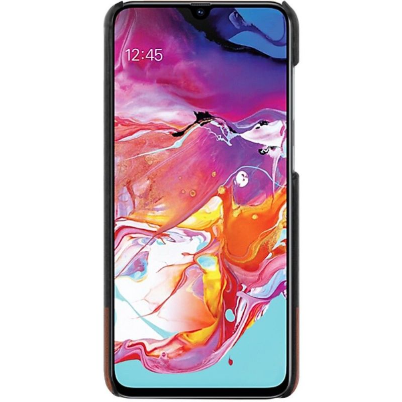 Mobilcover Samsung Galaxy A70 Original Imak Bicolor Imiteret Læder