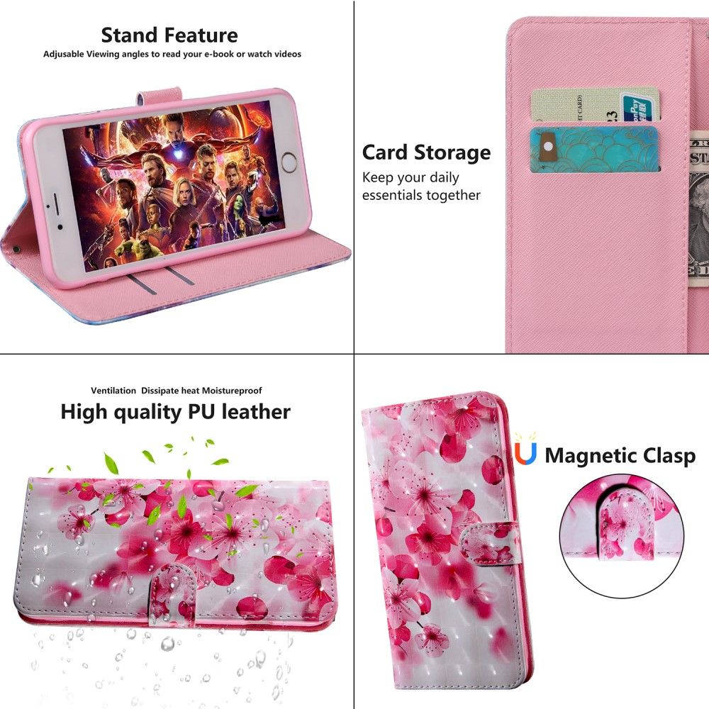 Etui Sony Xperia 10 Plus Hemming Flip Cover Blomster