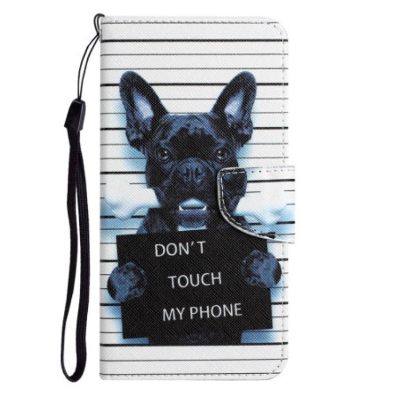 Flip Cover Xiaomi 12T / 12T Pro Hund Rør Ikke Ved Min Telefon