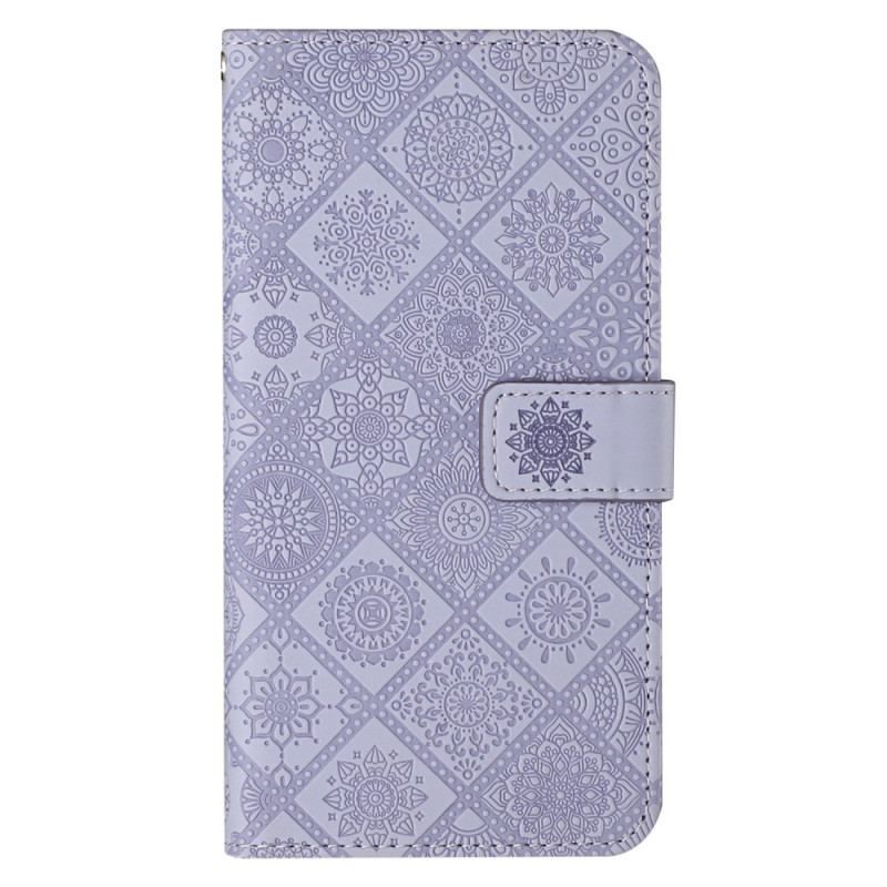 Læder Cover Xiaomi 12T / 12T Pro Blomstermønster