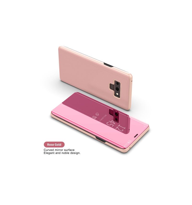 Mobilcover Samsung Galaxy Note 9 Anti-fald Flip Cover Spejleffekt