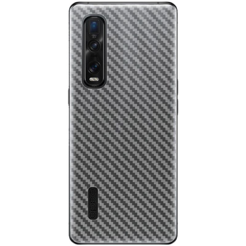 Carbon Bagfilm Til Oppo Find X2 Pro (2 Stk.)