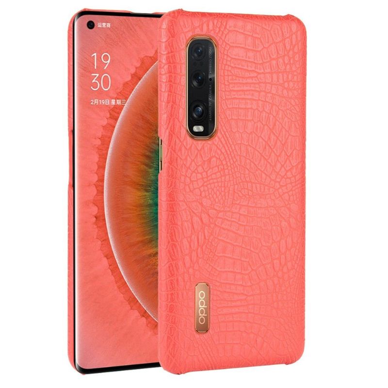 Cover Oppo Find X2 Pro Croc Skin Effekt