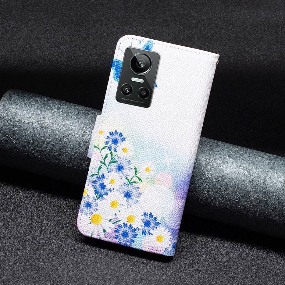 Flip Cover Realme GT Neo 3 Sommerfugl Og Tusindfryd