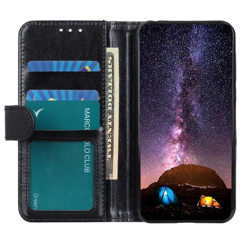 Case Samsung Galaxy A03 Core Flip Cover Foliostativ I Imiteret Læder