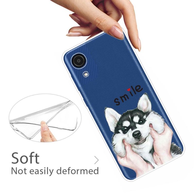 Cover Samsung Galaxy A03 Core Anti-fald Smile Dog