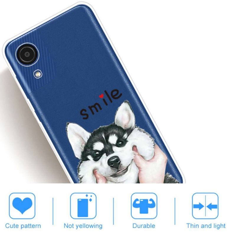 Cover Samsung Galaxy A03 Core Anti-fald Smile Dog