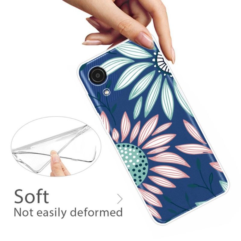 Cover Samsung Galaxy A03 Core Daisy Blomster