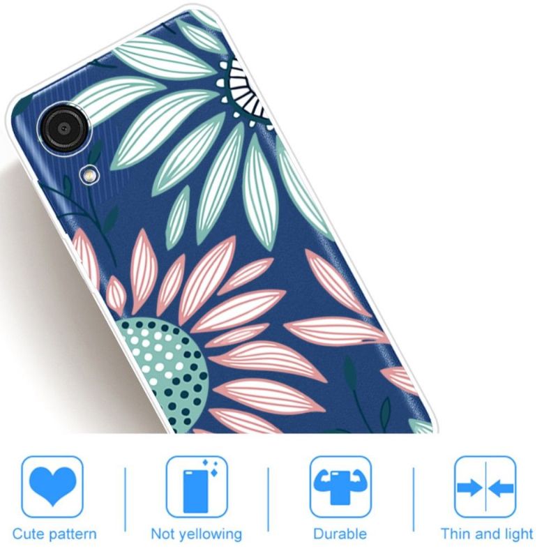 Cover Samsung Galaxy A03 Core Daisy Blomster