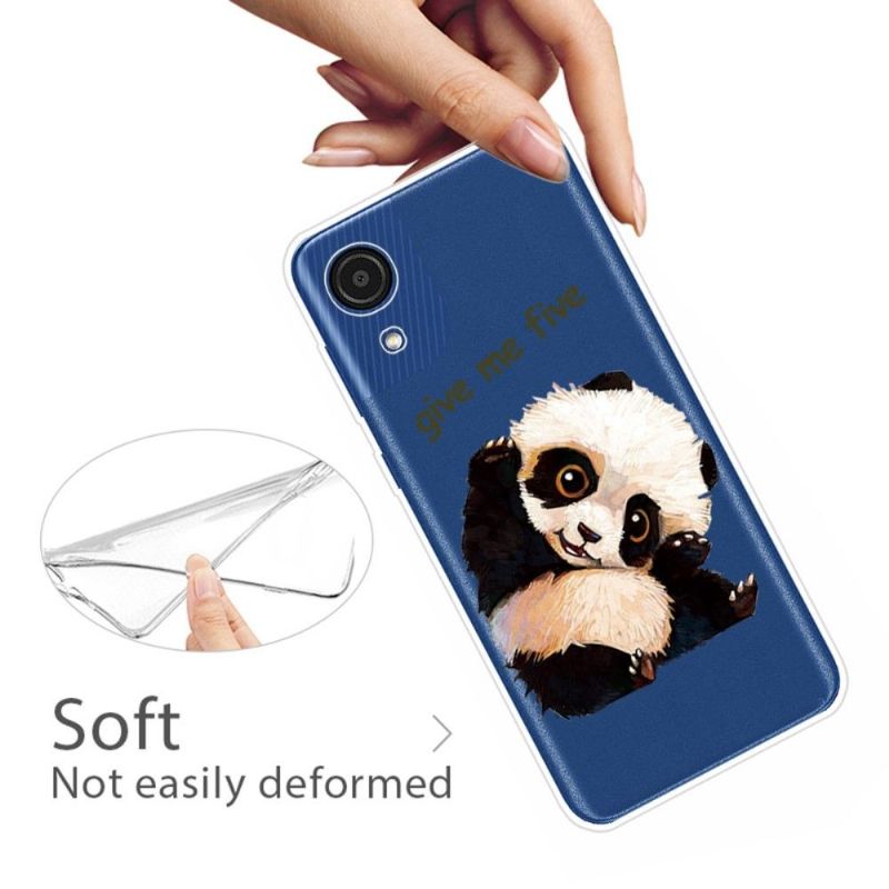 Cover Samsung Galaxy A03 Core Panda"giv Mig Fem"