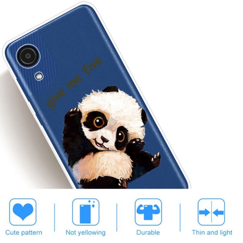 Cover Samsung Galaxy A03 Core Panda"giv Mig Fem"