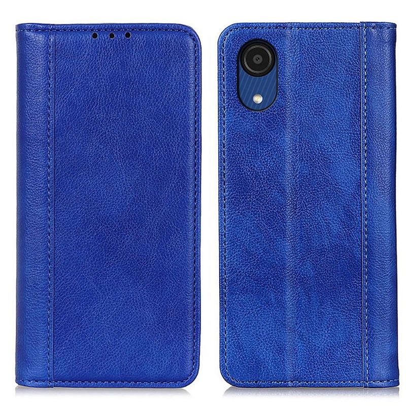 Etui Samsung Galaxy A03 Core Flip Cover Sylvester Folio I Imiteret Læder