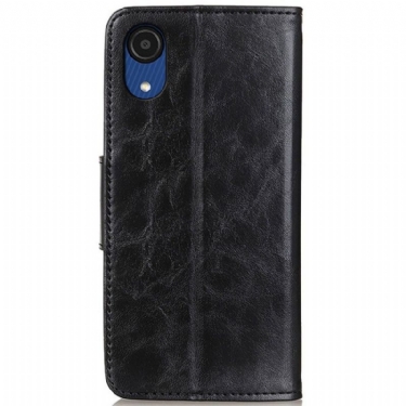 Etui Samsung Galaxy A03 Core Hemming Edouard Classic Imiteret Læder