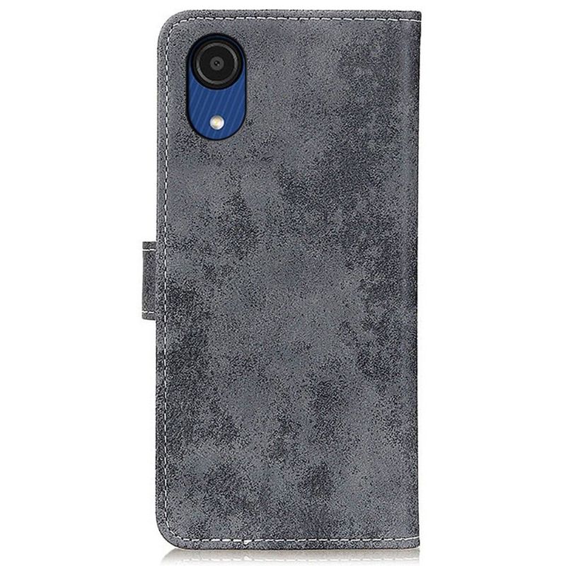 Flip Cover Samsung Galaxy A03 Core Anti-fald Cyrius Kunstlæder Vintage