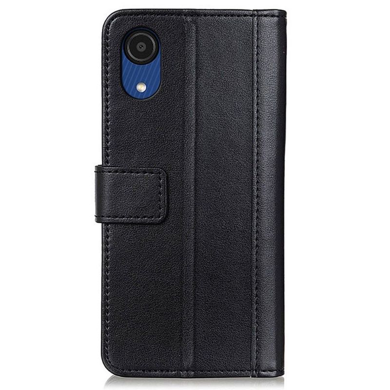 Flip Cover Samsung Galaxy A03 Core Anti-fald Læder Cover Cerena Folio Imiteret Læder