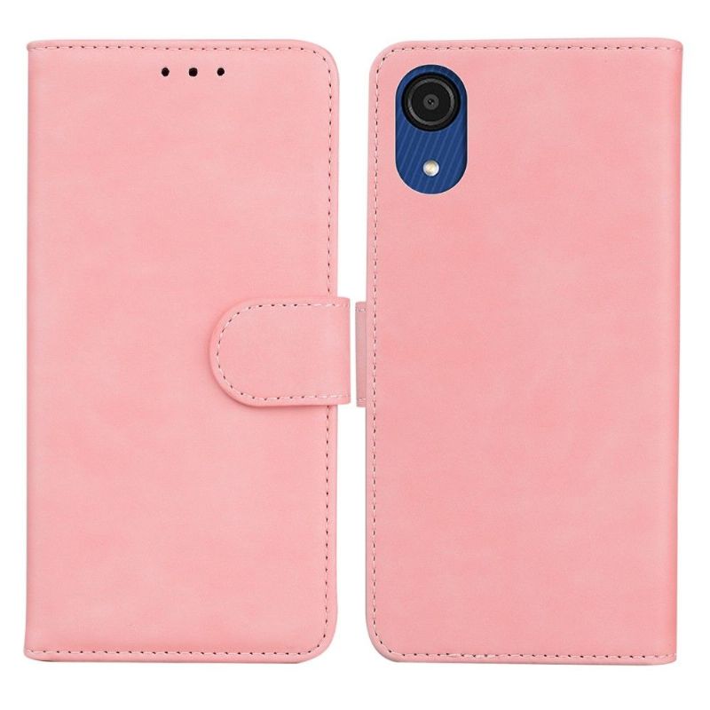 Flip Cover Samsung Galaxy A03 Core Anti-fald Roman Soft Touch