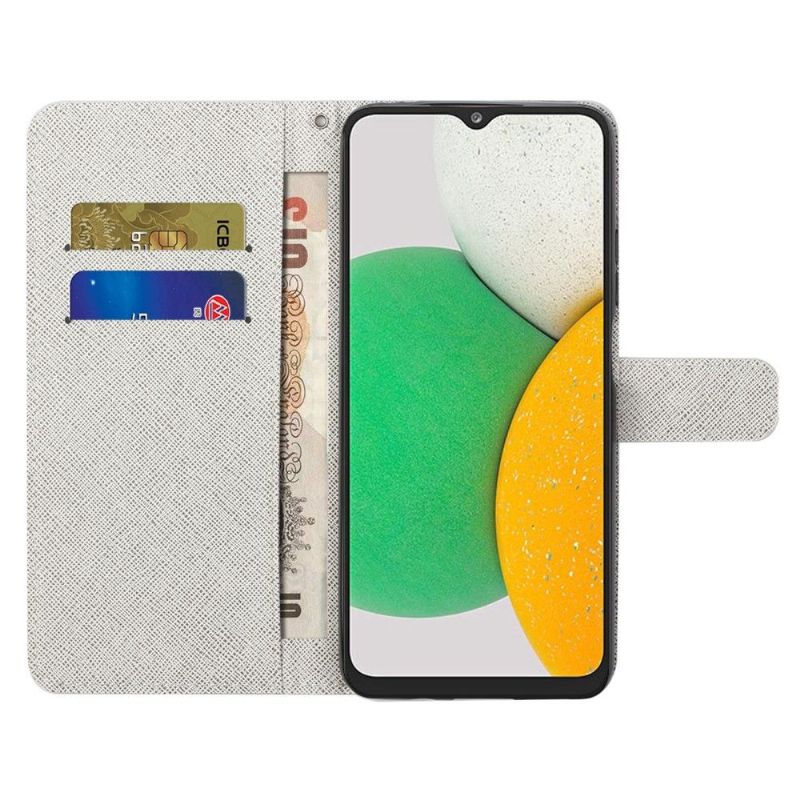 Flip Cover Samsung Galaxy A03 Core Hemming Blomster