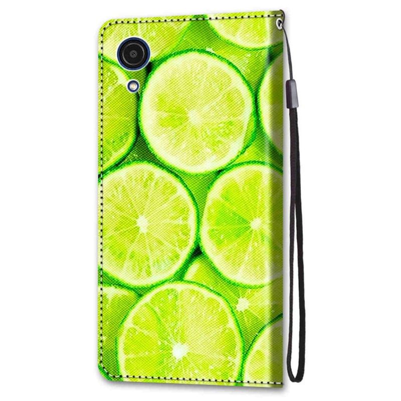 Flip Cover Samsung Galaxy A03 Core Hemming Citron