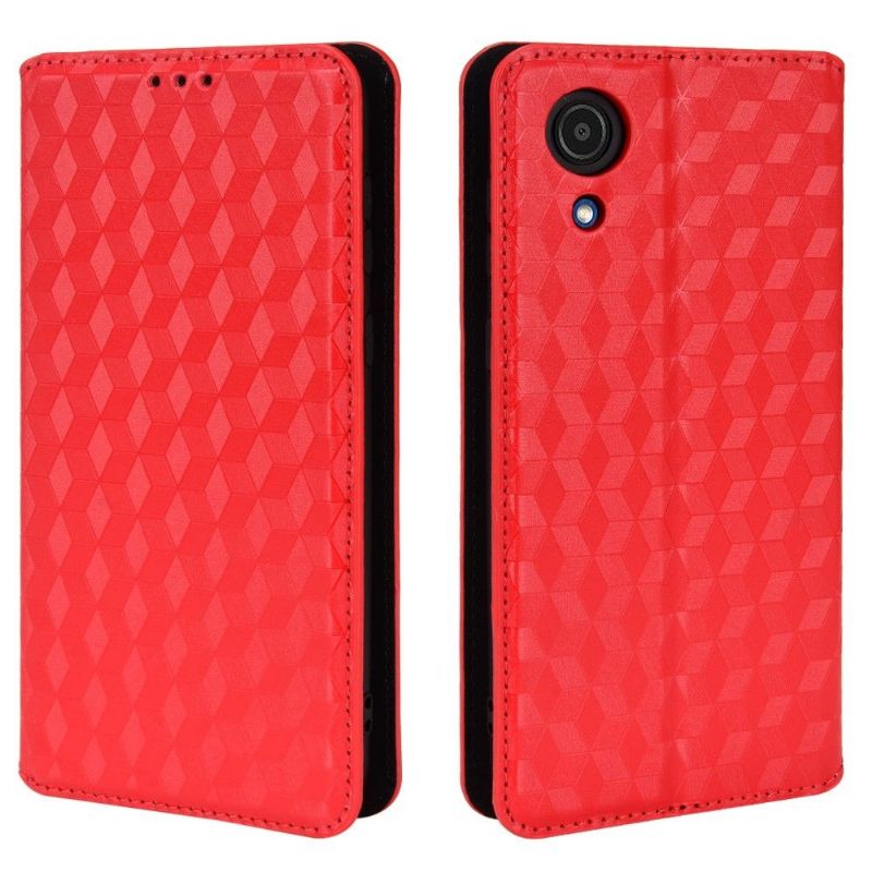 Flip Cover Samsung Galaxy A03 Core Læder Cover Designgeometri