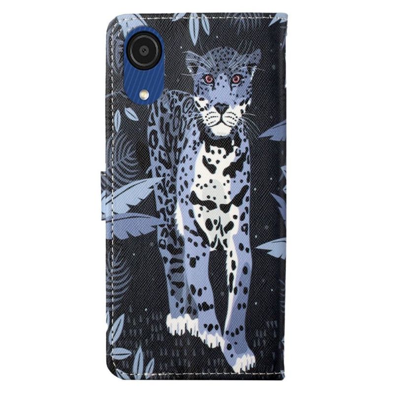 Flip Cover Samsung Galaxy A03 Core Leopard