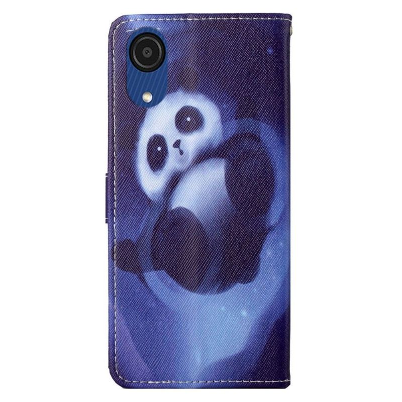 Flip Cover Samsung Galaxy A03 Core Panda