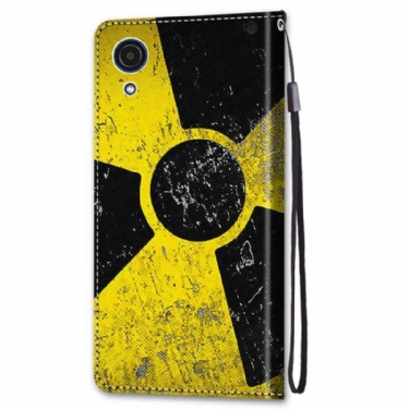 Flip Cover Samsung Galaxy A03 Core Radioaktivt Symbol